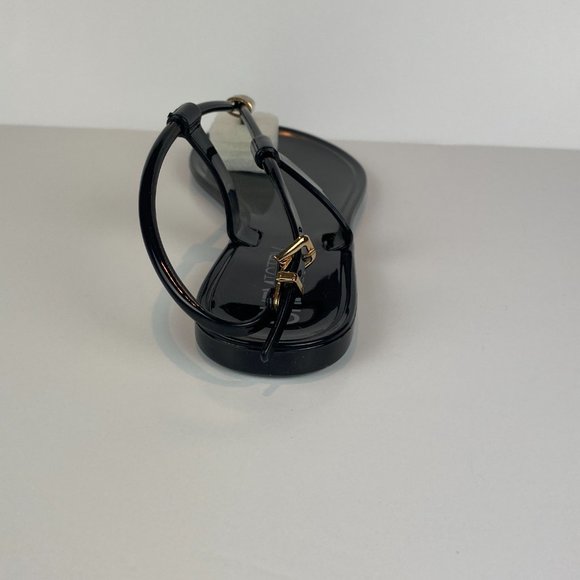 Chemistry Diana Jelly Flat Sandals Size 6 Thong Adjustable Ankle Strap - Picture 5 of 10